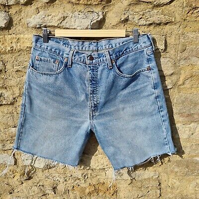 DKNY Pantaloncini Di Jeans Da Uomo Blu J105 