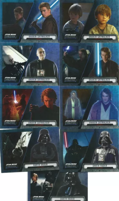 Topps 2016 Star Wars Evolution Complete 100 card Base Set