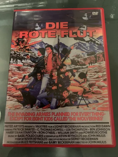 Die rote Flut - DVD Rarität - Uncut - Deutsch - Rote Amaray - VHS Cover