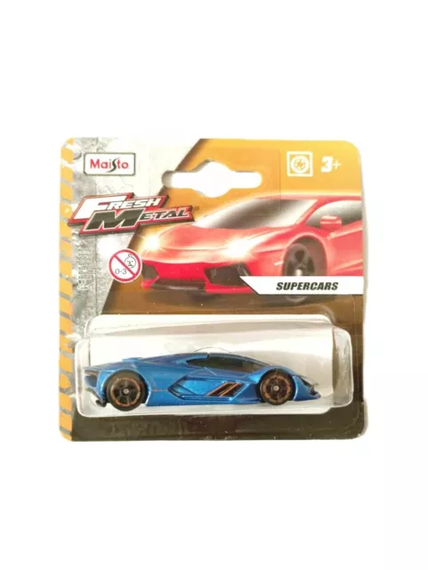 Maisto 1/64 Lamborghini Terzo Millennio Blue Diecast Modelcar