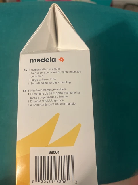 Medela Breast Milk Storage Bags 6 Oz 50 Count Brand New Factory Sealed
