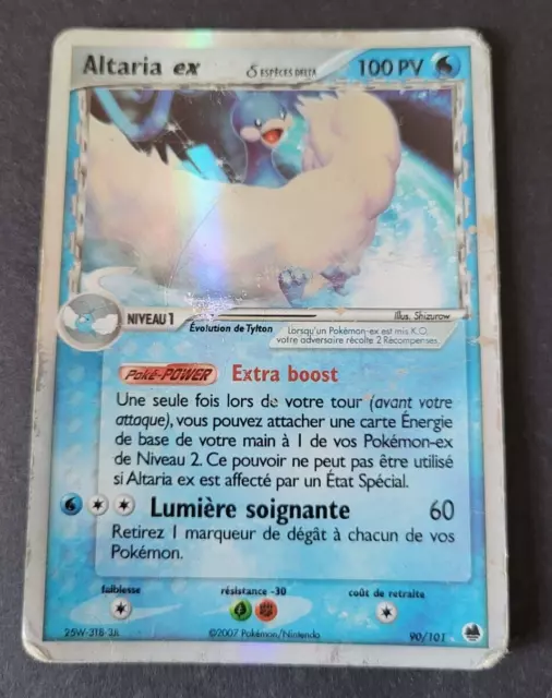 Carte Pokémon N°90/101 Altaria ex Holo - EX Ile Des Dragons - VF
