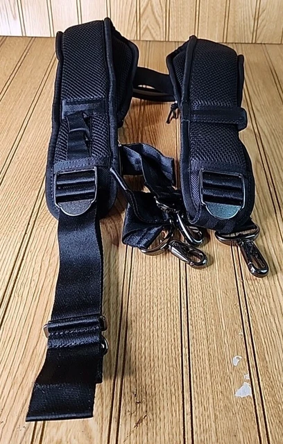 Suspendedores universales de soporte para plataforma Husky 1680 Denier, negros