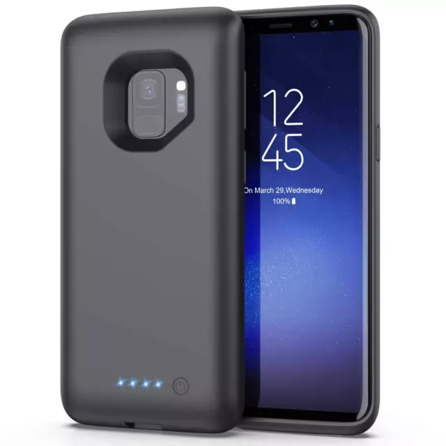 Estuche cargador de batería externo de 6000 mAh para banco de alimentación portátil Samsung Galaxy S9 2