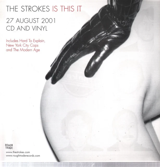 STROKES IS THIS It card UK Rough Trade 2001 12