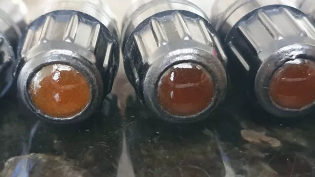 Vintage orange Panel Light Pilot Warning Indicator USSR  lamp 36V Lot 10set
