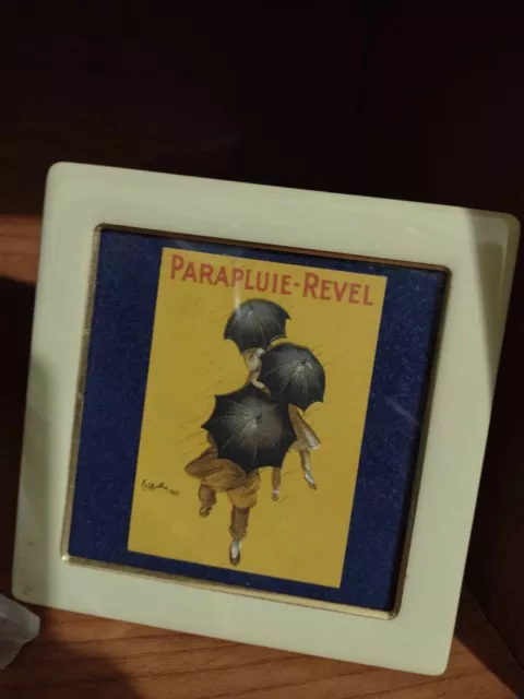 1 pubblicità Parapluie REVEL reclame fig CAPPIELLO rara Cornice OMAGGIO