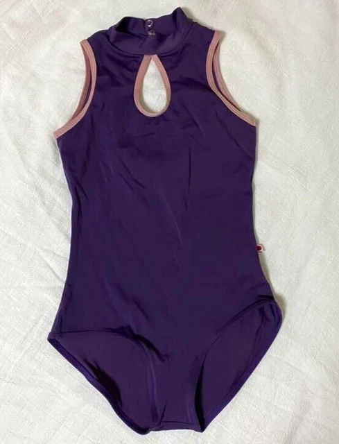 Yumiko leotard Purple size S Used JP