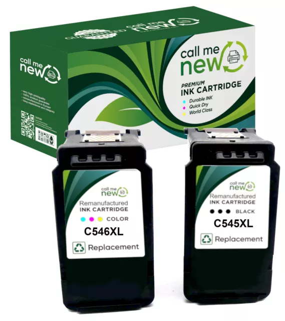 callmenew TINTE PATRONE FÜR CANON PG-545XL CL-546XL Pixma MX495 MG3050 TR4550