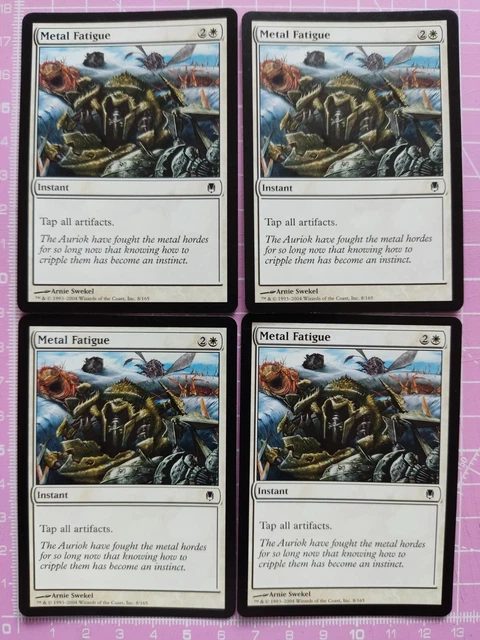 Magic: The Gathering Metall-Untersetzer Set – 5 Stück Mit Mana-Designs, Rutschfester Korkboden – Offizielles Merchandise