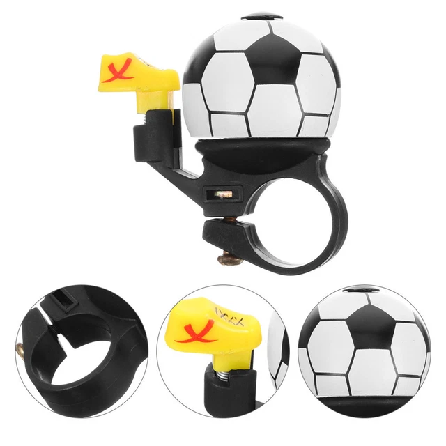 Sonnette Vélo Enfant - Cloche Guidon Colorée, Son Fort 75 DB - Compatible Vélo, Draisienne, Scooter - Montage Facile, Alliage Aluminium