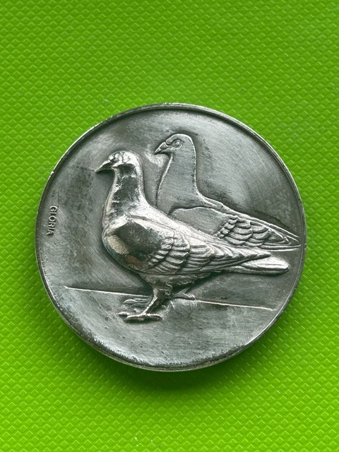 Médaille D'escrime 68mm SIGNE GLORIA - Vintage Collection