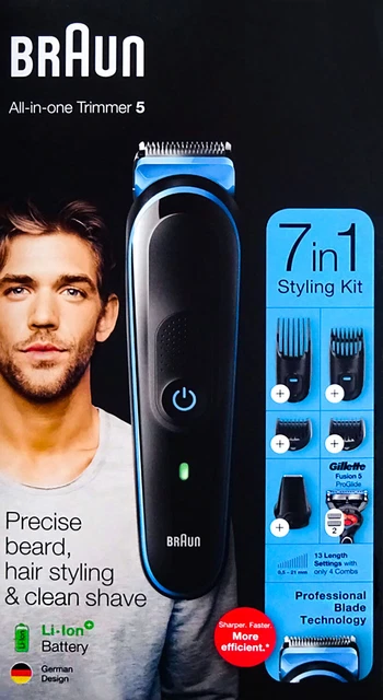 Braun Bart-Trimmer 7-in-1 Styling Kit Braun MGK 5245
