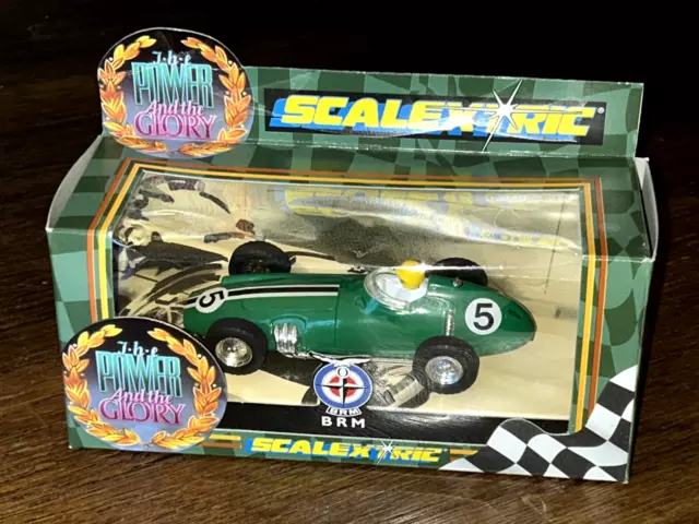 SCALEXTRIC C.098 BRM Hornby Vintage Slot Car BBC TV Series Modellauto 403-15