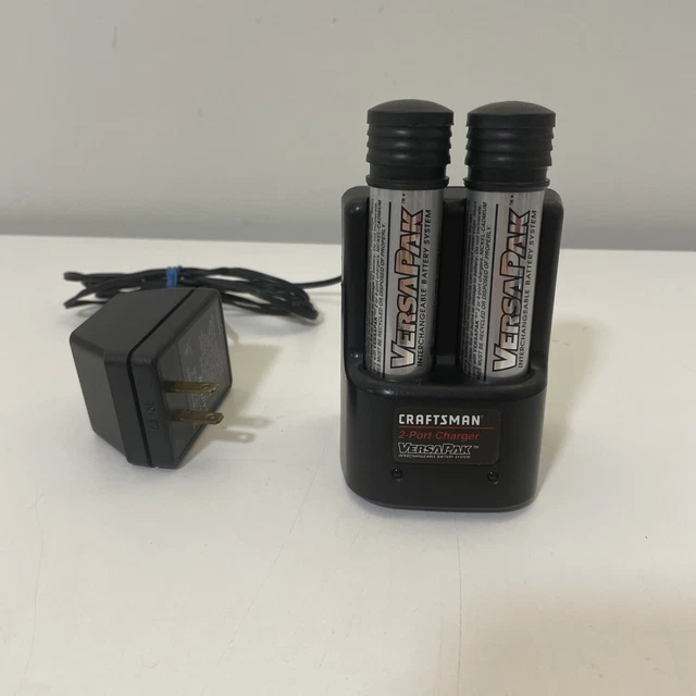 CRAFTSMAN VERSAPAK 2PORT Charger Interchangeable Battery System 148000