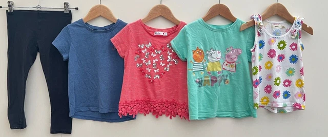 Girls Bundle Of Clothes Age 3-4 Next M&Co Peppa Pig