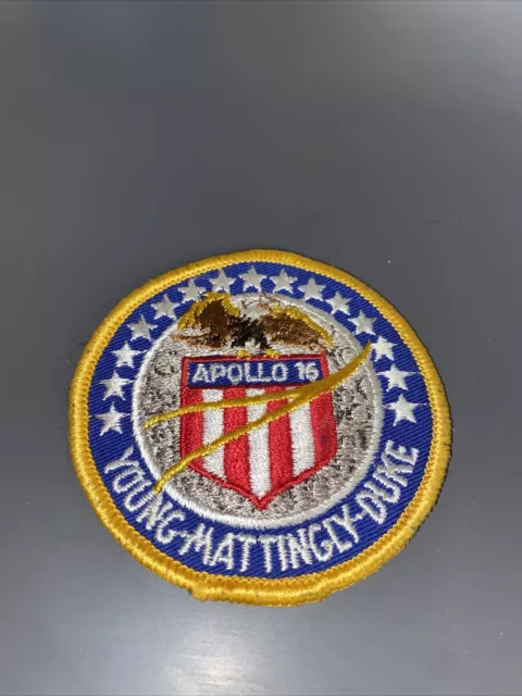 Apollo 16 NASA Patch- Young Mattingly Duke Vintage