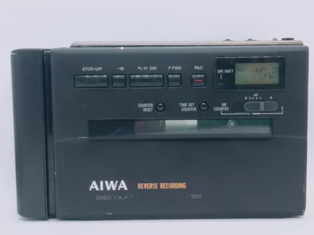 Aiwa HS F 505 Walkman Cassette player works when no cassette inside For Parts