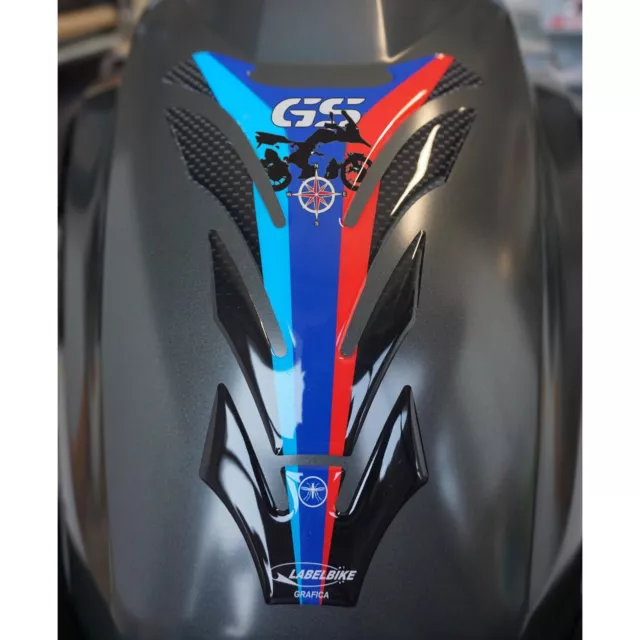 Paraserbatoio 3D Gel Protezione Serbatoio compatibile con Moto Bmw Anniversario