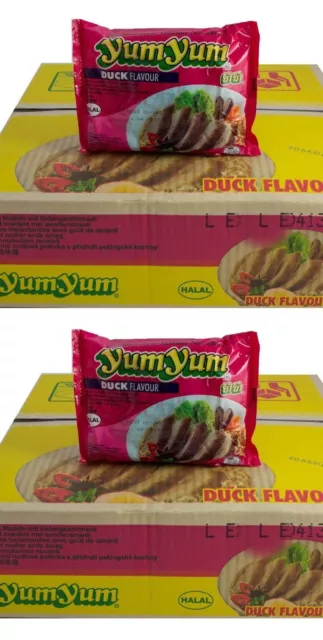 Doppelpack: 2 Kartons YumYum ENTE Instant Nudelsuppen 60 x 60g Yum Yum Duck