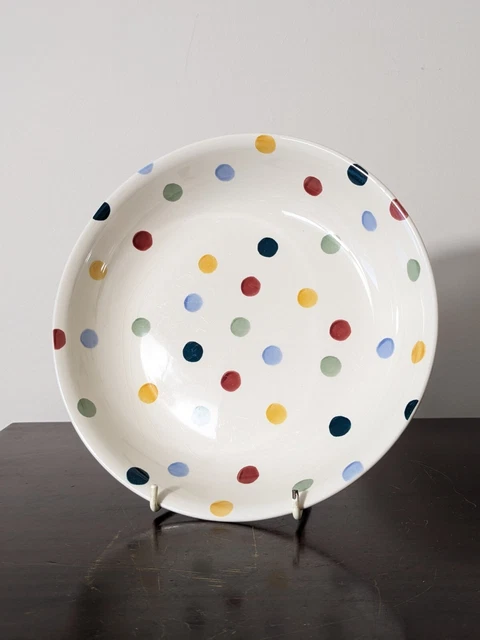 Emma Bridgewater 9" Polka Dot Pasta Bowl Serving Bowl