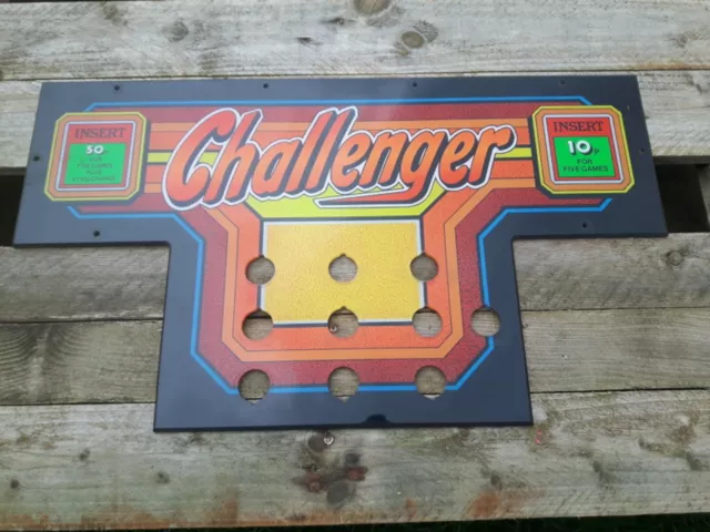 Challenger top panel (MPU2 fruit machine)