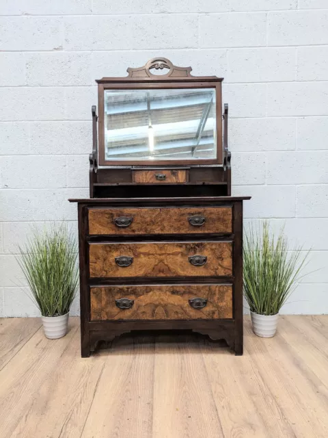 Vintage Chest Of Drawers With Mirror