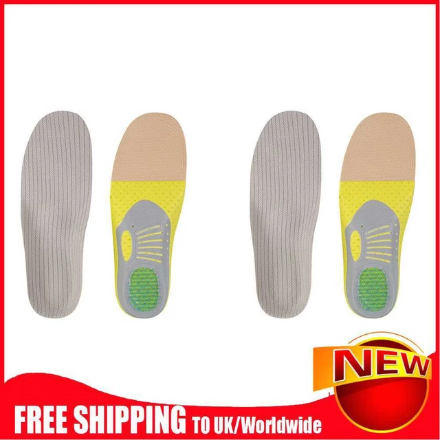 1 paio di solette in gel ortopedico scarpe unisex inserti cuscinetti arco ortopedici