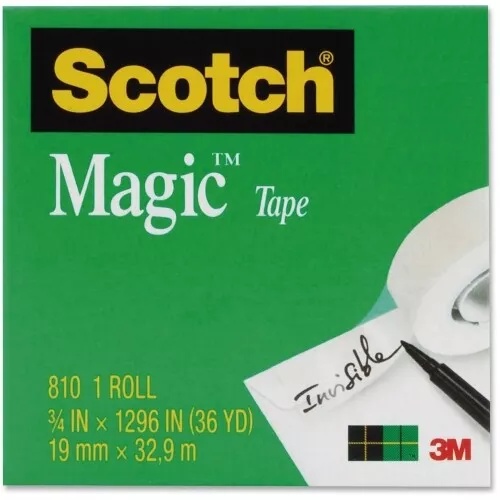 Scotch Magic Tape, 3/4 x 1296 Inches, Boxed, 1 Roll (810)