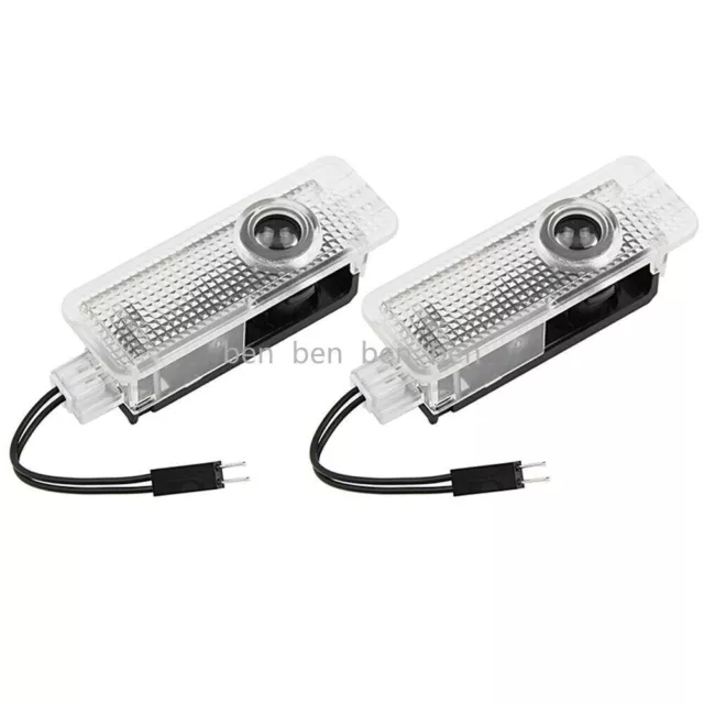 2x Car LED Door Light Puddle Projector Courtesy Ghost Shadow Laser Lamp For MINI