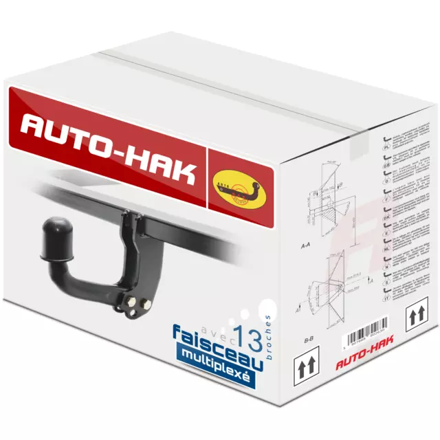 Attelage rigide pour Peugeot 2008 II Crossover depuis 01.2020 + faisceau 13-br.