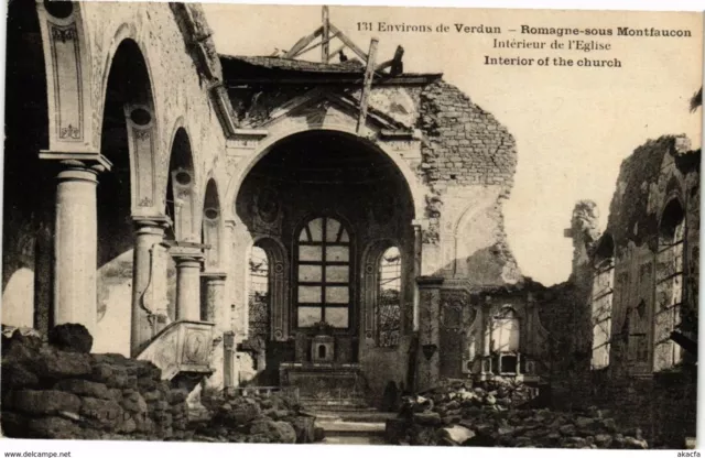 CPA ROMAGNE-sous-MONTFAUCON - Interieur de l'Église (240963)