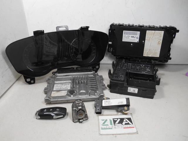 Kit Clés + ECU Pour Fiat Multipla II 1.9 JTD 116cv - 2005 - Pièce D'occasion Originale Bosch