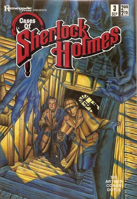 Cases of SHERLOCK HOLMES, Vols. 1 - 4. 1986 Renegade Press, USA 3