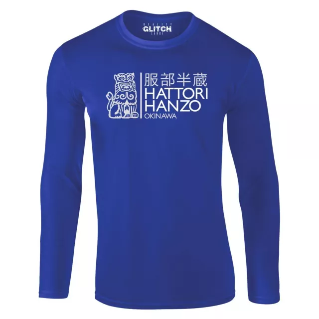 Hattori Hanzo Long Sleeve T-Shirt - Inspired by Kill Bill Film samurai sword