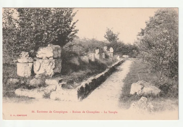 Environs de COMPIEGNE - Oise - CPA 60 - Ruines de Champlieu le Temple