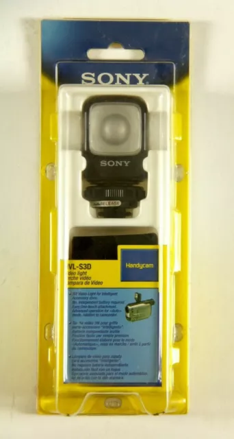 Sony HVL-S3D 3 watts DC lumière vidéo Handycam flambant neuf dans sa boîte