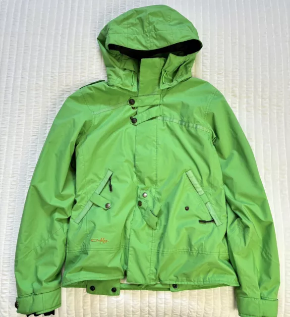 OAKLEY SKI SNOWBOARD Hooded Jacket Thinsulate Green GB Gretchen Bleil ...