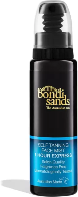 Bondi Sands 1-Hour Express Self Tanning Face Mist | Lightweight, Fragrance-Free