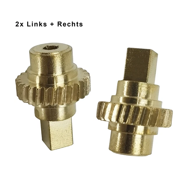 2 MESSING ZAHNRAD Stellmotor Verdeck Flügel Antrieb Für Opel Astra H