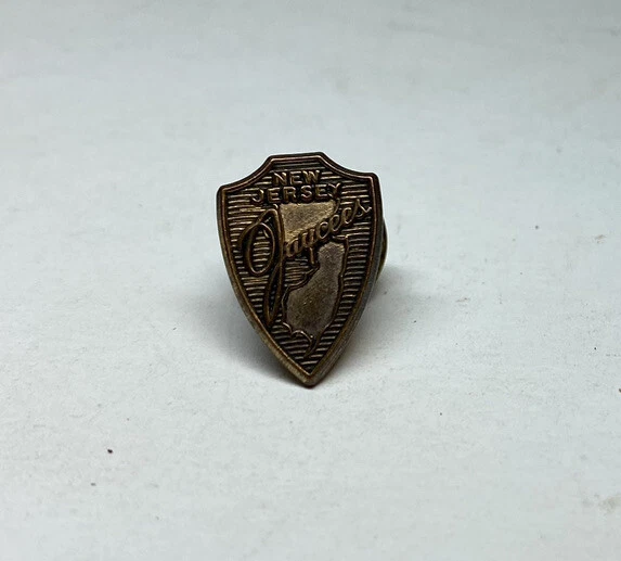 Vintage New Jersey Jaycees Garden State Pinback Metal Lapel Pin