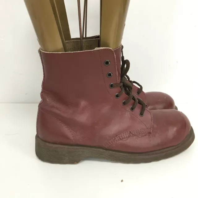 DR MARTENS SHOES Mens UK 9 Boots Lace Up Style Red Burgundy Casual 471369 EUR 41 29 PicClick FR