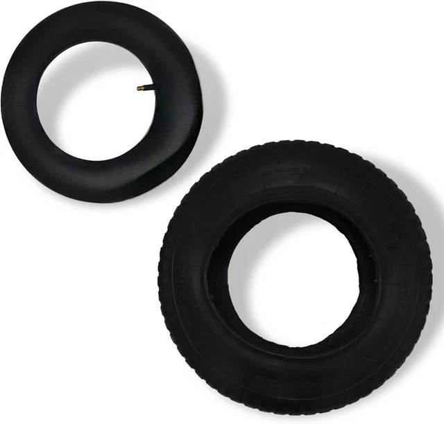 Mxman 14" Pneumatic Wheelbarrow Tyre 4.00-8 - Wheelbarrow Wheel Replacement, Hea