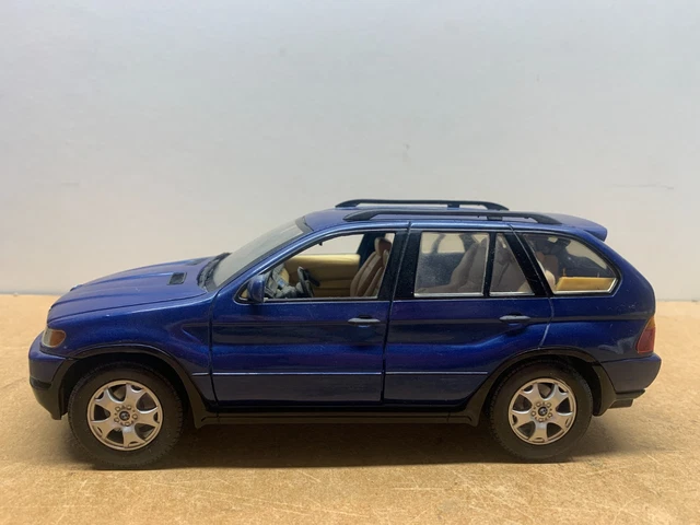 Fast Lane BMW X5 1/18 - Bleu Métal - En Boîte - Bon état - Miniature