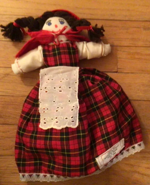 Topsy Turvy Doll Little Red Riding Hood Grandma Wolf Cloth Flip Doll Handmade