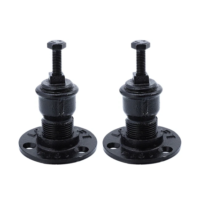 2 piezas barandillas de escalera soporte de escaleras abrazaderas de metal estribo de metal exterior