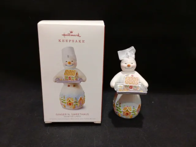 Hallmark Keepsake Snowtop Lodge Ginger N. Sweethaus 14Th In Series 2018