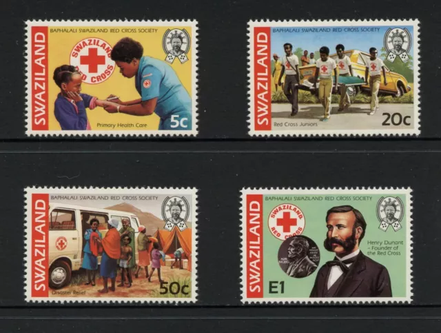 F912 Swaziland 1982 Croix Rouge 4v. MNH