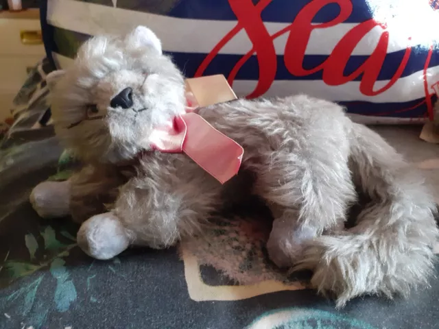 Ty Beanie Babies Beani The Grey Cat, Retired, Small Plush Toy