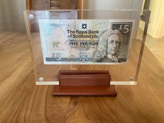 St. Andrews Jack Nicklaus Commemorative £5 Notes encased /corporate gift/ golf  3